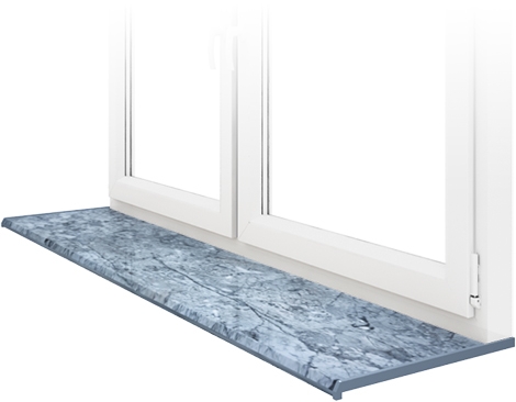 Grigio Azzuro - голубой мрамор